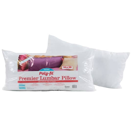 Poly-Fil® Premier™ Lumbar Pillow Insert, 14" x 28"